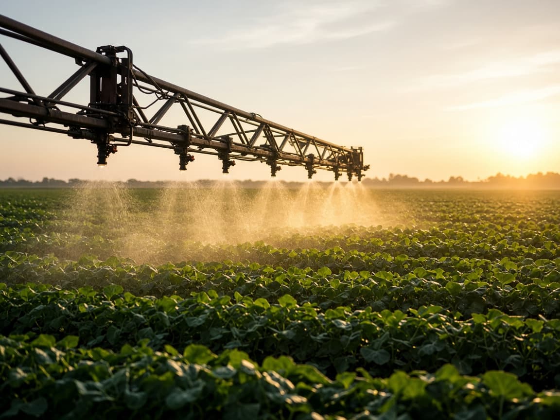 Product application in field